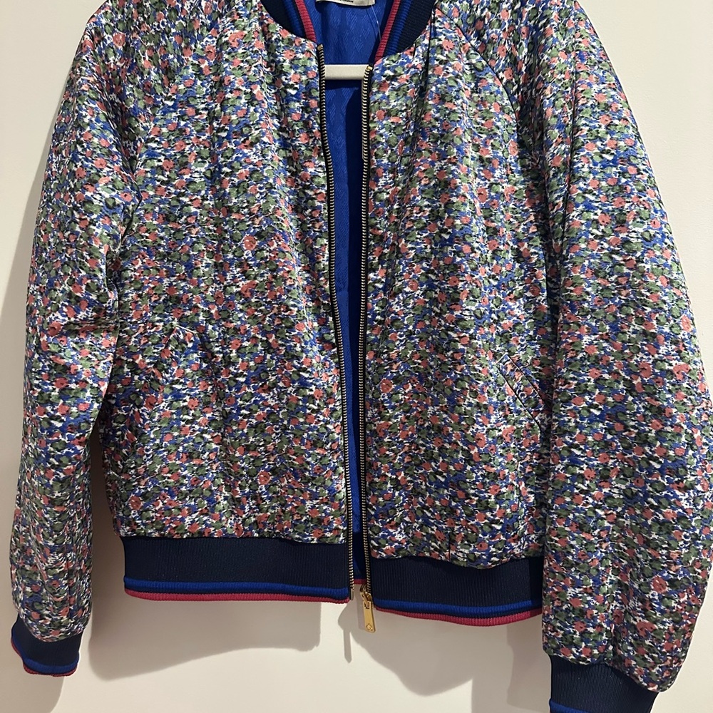 Scotch & Soda Royal Blue Puffer Jacket reversible XS - Picture 7 of 7